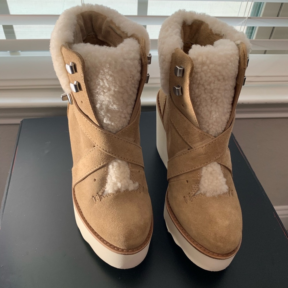Coach Kenna Sheepskin booties